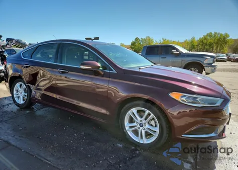 2018 Ford Fusion Se из США, поврежденный, VIN 3FA6P0HD9JR184553